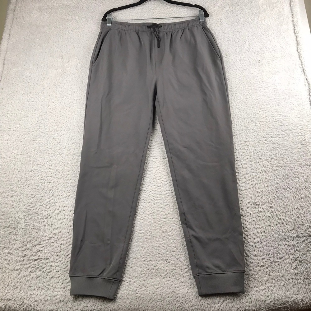 BYLT Joggers Mens L Gray Premium Basics Athletic Performance Tapered Pants